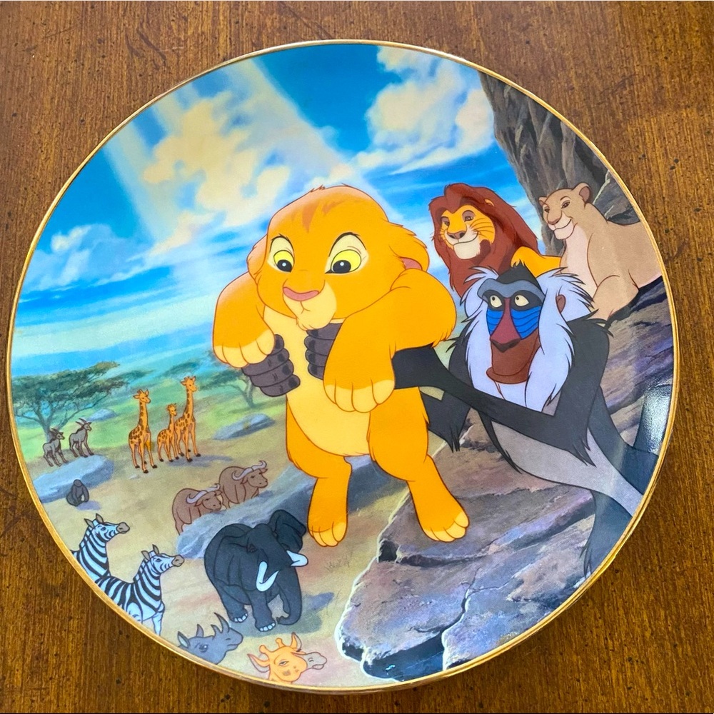 Vintage Disney Lion King The Circle of Life First Issue 1994 Collectors Plate